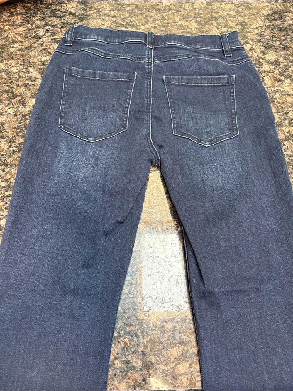 Dark Wash Button Fly Straight Leg Women’s Denim Sz 4